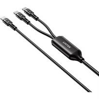 Unitek USB-C CABLE 2IN1 PD 100W SILICONE 1,8M C14146ABK01-1.8M