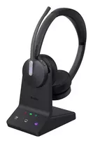 Yealink WH64 Dual Teams Laisvų rankų įranga Bevielis Su lankeliu Biuras / skambučių centras C tipo USB Bluetooth Juoda