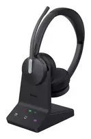 Yealink WH64 Dual UC Laisvų rankų įranga Bevielis Su lankeliu Biuras / skambučių centras C tipo USB Bluetooth Juoda