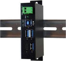 Exsys EXSYS EX-1194HMS 4 prievadų USB 3.2 Gen1 HUB C-Buchse, 15KV ESD apsauga nuo viršįtampių