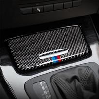 Anglies pluošto interjero automobilio daiktadėžės panelės apdailos dangtelio lipdukas BMW E90 E92 E93