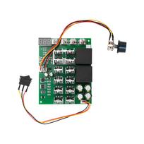 DC10-55V 60A DC šepetėlinio variklio variklio greičio jungiklis Indukcinis greičio jungiklis Pirmyn ir atgal Skaitmeninis tachometras Variklio reguliatorius Model 1