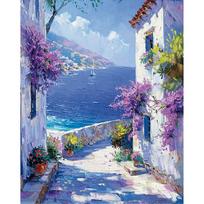 Deimantinė mozaika Viduržemio jūros svajonė LG370e, 40x50 cm, Diamond painting