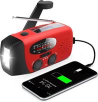 Avarinis rankinis radijas su LED, AM/FM/NOAA, 2000mAh, 1 vnt