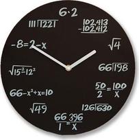 Matematikos laikrodis juodas DOVANŲ Dovana