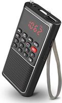 Kišeninis FM radijo imtuvas su įkraunama baterija, USB/TF, 1 vnt