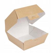 Burgerbox gofruotas kartonas 13 x 12,5 x 9 cm 50 vnt., Burgerbox gofruotas kartonas 13 x 12,5 x 9 cm 50 vnt.