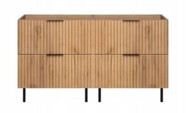 Vonios spintelė su kojelėmis, Craft ąžuolas FLOW 120 cm