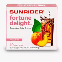 Sunrider FORTUNE DELIGHT 10 maišelių Žolelių arbata PAGAMINTA JAV