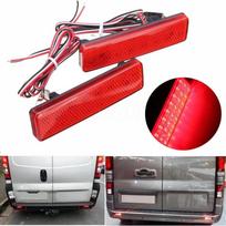 2× Galinio buferio atšvaito lempa 9160858 Renault Master 1999-10 Trafic 2001-iki