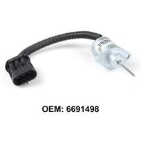 Fuel Cut-off Solenoid for Bobcat S130 S150 S160 S175 E32 E35 E42 E45 #6691498