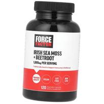 Irish Sea Moss + Beetroot Extract, Force Factor  120vegcaps (71641015) 120vcaps
