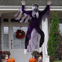 Halloween Wall Climbings  Scene Setup Props One Size juoda