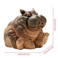 Hippo Dekoras Tvenkinio Spjaudyklės Statula Hippo Sodo Reikmenys Lauko Gyvūnų Purkštuvas Kiemo Terasa Namų Dekoracija Namo Skulptūros