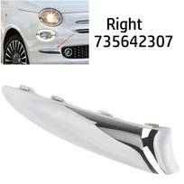 Dešinės priekinės buferio apdailos chromuota juostelė 735642307 Fiat 500 (312) LOUNGE 16-20