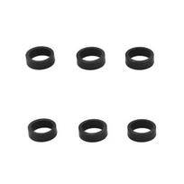 6x kuro purkštuko sandariklio žiedas, skirtas BMW N54 N63 135 335 535 550 650i 740i 750i X5 X6