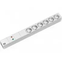 Bachmann 333.402 elektros tinklo ilgintuvas 2 m 6 AC išvestis(ys / čių) Vidaus Pilka