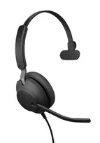 Jabra Evolve2 40 SE Laisvų rankų įranga Vielinis Su lankeliu Biuras / skambučių centras USB Type-C / USB Type-A Juoda