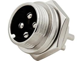 CB mikrofono lizdas 4PIN korpusui