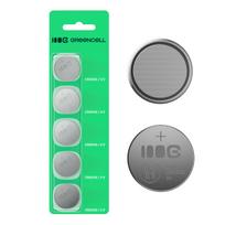 Greencell blisterinės pakuotės 5 ličio baterijos CR2032 3V 220mAh mygtukinės baterijos raktams, laikrodžiui, nuotolinio valdymo pultui, svarstyklėms