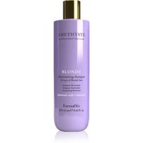 FarmaVita Amethyste Blonde šampūnas su violetinės spalvos pigmentais geltoniems atspalviams neutralizuoti 250 ml
