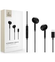 Juodos Type-C ausinės "Tech-Protect Ultraboost Earphone Core G2"