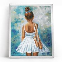 Deimantinė mozaika Jauna balerina LGPS010e, 40x50 cm, Diamond painting