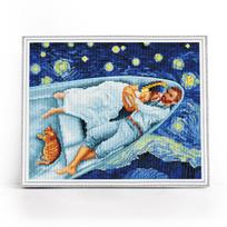 Deimantinė mozaika Po žvaigždėtu dangumi LG344e, 40x50 cm, Diamond painting