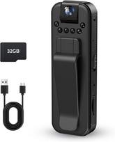 Vaizdo kamera Mini kūno kamera 1080P, 32GB, naktinis matymas, nešiojama, 1 vnt