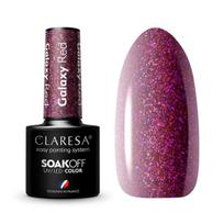 Ilgalaikis hibridinis nagų lakas Claresa, Galaxy Red, 5g