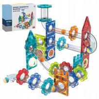 Magnėtinių kaladėlių rinkinys Click4toys, įvairių spalvų