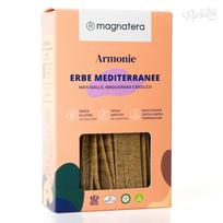 „MAGNATERA“ geltonųjų kukurūzų makaronai su mairūnu ir baziliku, 250 g