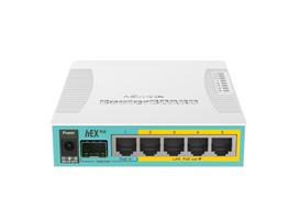 Maršrutizatorius 5 prievadų MikroTik hEX PoE RB960PGS