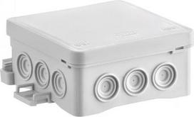 Hermetinė paskirstymo dėžutė Simet NS6 35346102 (pilka, 85x85x40mm, IP54)