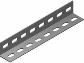 Perforuotas kampuotis KTC35H35/2 (2mm, L-2m) BAKS