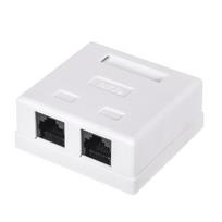 Virštinkinis kištukinis lizdas RJ45 (2 prievadai, UTP CAT6)
