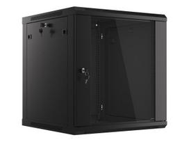 Komutacinė spinta 19'' pakabinama 12U 600x450x635 (nesurinkta, juoda)