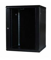 Komutacinė spinta 19" pakabinama 12U 600x600x635 (juoda, surinkta)