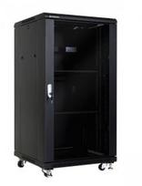 Komutacinė spinta 19" 22U 600x600x1166 (juoda, pastatoma)