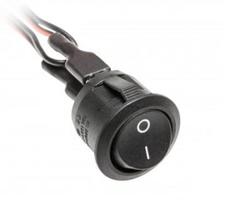 Įmontuojamas jungiklis GTV AE-WLC01-20 (juodas, 12V)
