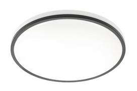 TULA LED lubinis šviestuvas (apvalus, juodas, 24W, 1680lm, 4000K, IP44) GTV LD-TUL24W-NW-00