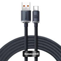 Kabelis USB A - USB C BASEUS CAJY000401 (1.2m, QC3.0, 100W, juodas)