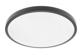 ATOL LED lubinis šviestuvas (32W, 2560lm, 4000K, juodas, apvalus) GTV LD-ATOL32W-NW-10
