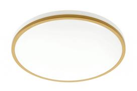 Šviestuvas lubinis apvalus auksinis TULA LED (24W, 1680lm, IP44, 4000K) GTV LD-TUL24W-NW-00