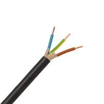 Jėgos kabelis Lietkabelis CYKY 2x2.5 mm² (Monolitinis, juodas, 450/750V, 1m.)