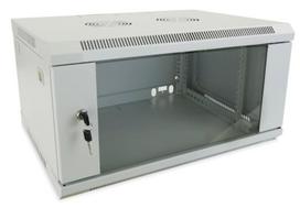 Komutacinė spinta 19'' pakabinama 12U 600x450x635mm (pilka, surinkta, IP20) AWM2-6412