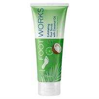 Šveičiamasis pėdų šveitiklis su kokosų aliejumi ir laimo ekstraktu Avon Footworks, 75 ml