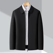 Men's Lapel Middle-aged and Elderly Dad's Spring and Autumn Business Casual Jacket Versatile Jacket 7XL juoda