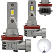 2 vnt. H9 LED lemputės 12-24V CANBUS CSP Baltos, galingos 5000lm Naujiena Off-Road