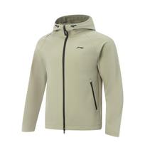 Li Ning Fitness Series Windproof Water-Repellent Hooded Jacket Men Jacket Hiking-Green AFDVE93-2 S
